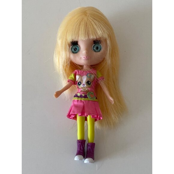 Hasbro Littlest Pet Shop LPS Blythe Doll Purple Floral Moped Scooter Side Car - Picture 10 of 16